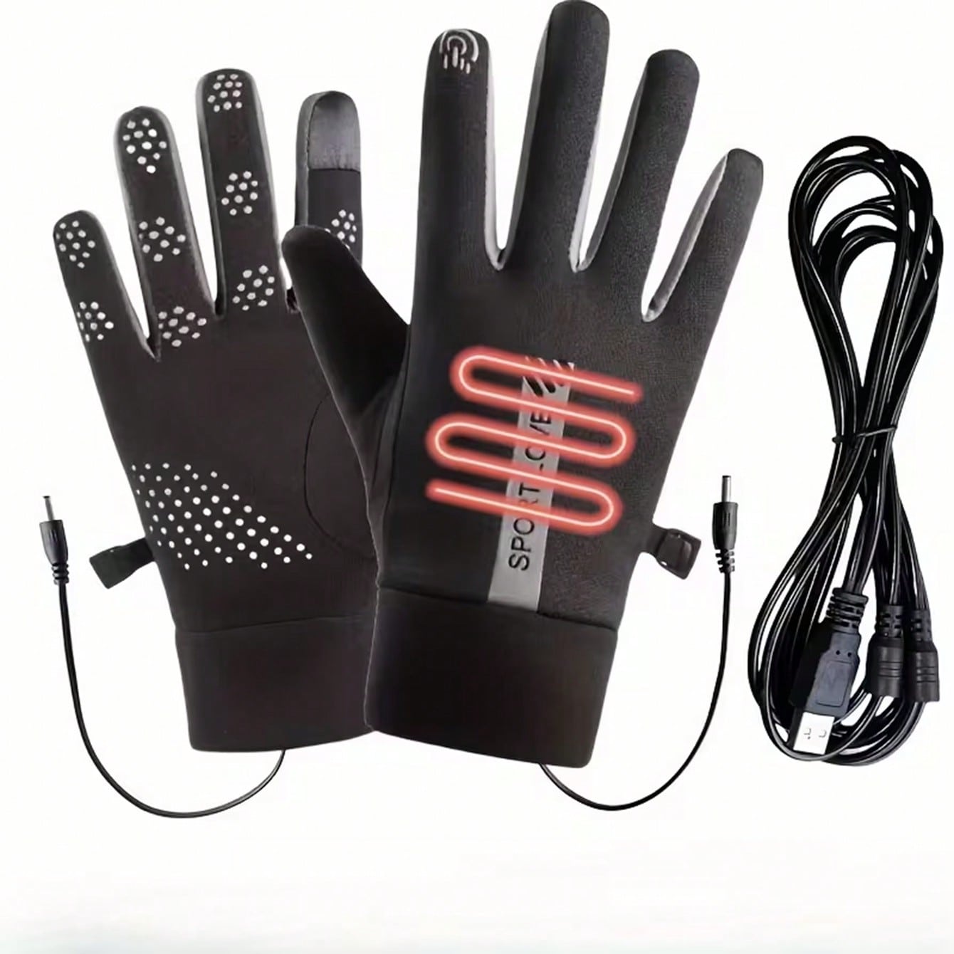 Cycling Commute Essentials - قفازات مدفأة بدون بطارية | تسخين
