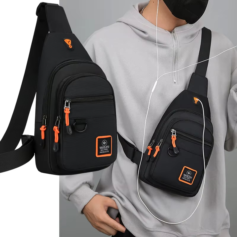 Cycling Commute Bag - حقيبة كتف رجالية للترفيه والرحلات الخارجية