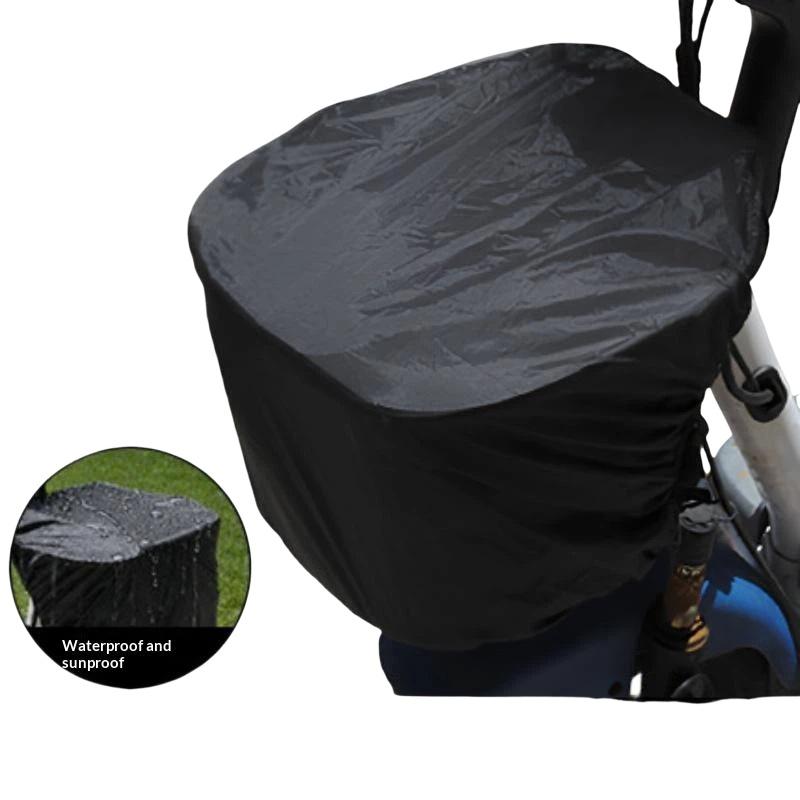 Cycling Commute Rain - غطاء مقاوم للماء لسلة الدراجة، مقاس