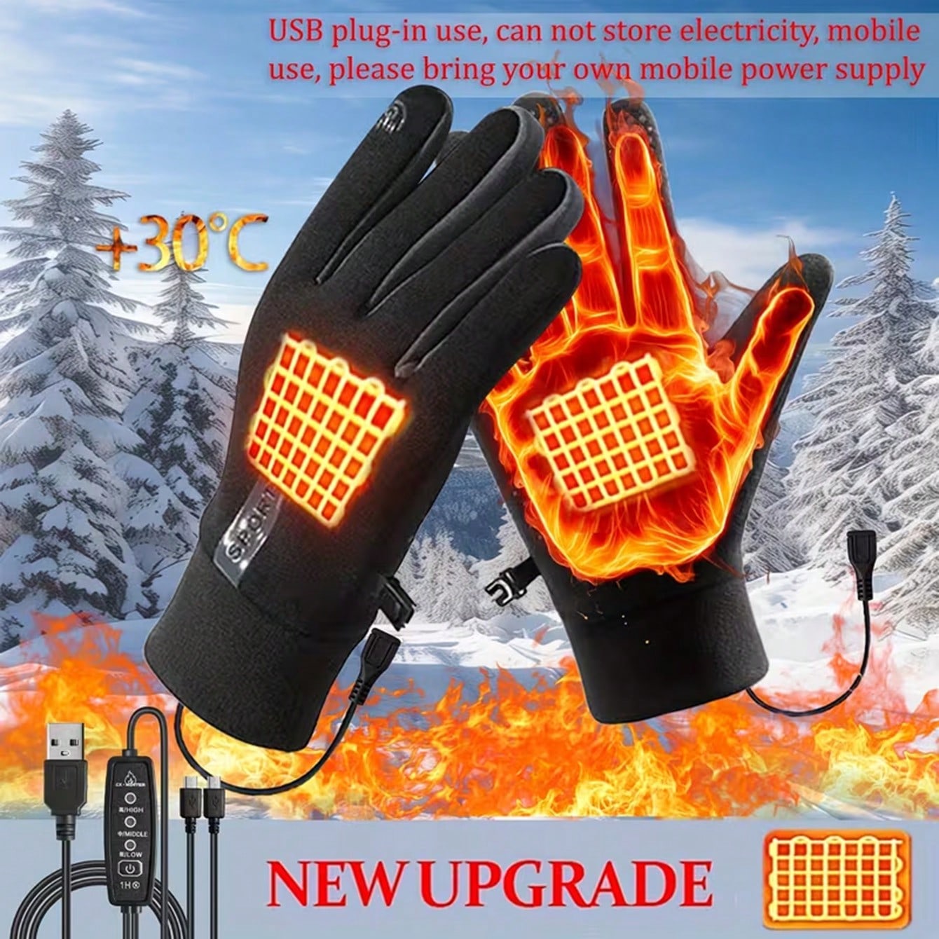 قفازات مدفأة بدون بطارية |   ت - مراجعة Cycling Commute Essentials وسعره