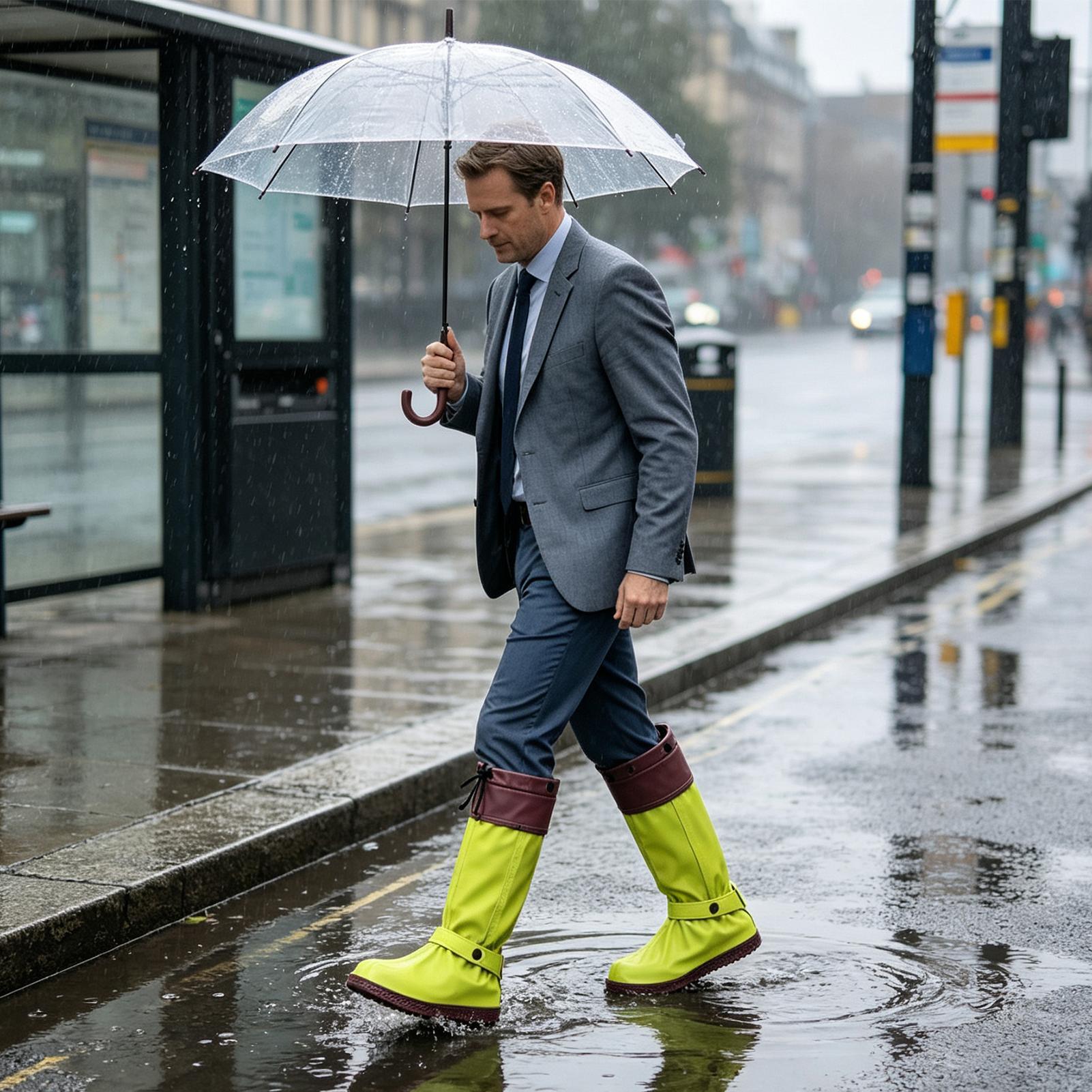 أغطية أحذية مقاومة للمطر بسحاب - مراجعة Cycling Commute Rain وسعره