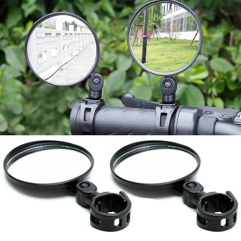 دراجة المرايا المساعدة المستدي - مراجعة Mirror Handlebar Convex وسعره