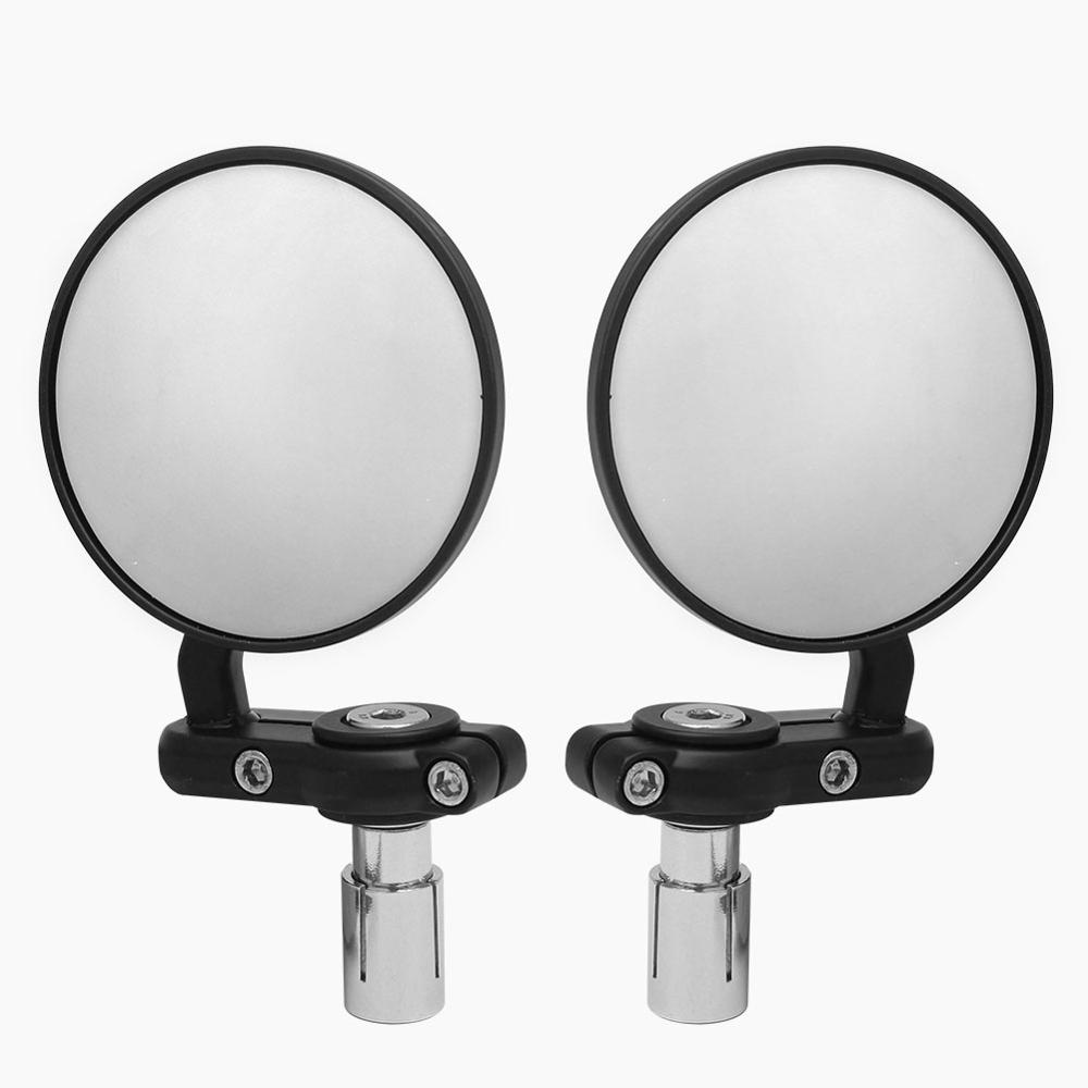 قطعتان من مرايا الدراجات النار - مراجعة Mirror Handlebar Convex وسعره