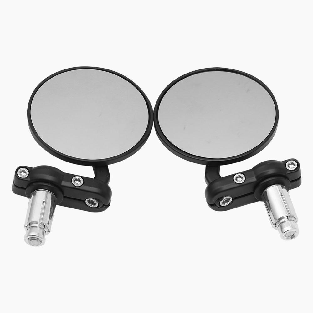 قطعتان من مرايا الدراجات النار - مراجعة Mirror Handlebar Convex وسعره