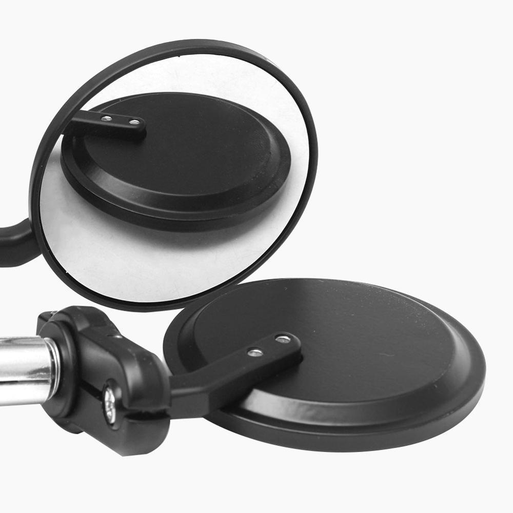 قطعتان من مرايا الدراجات النار - مراجعة Mirror Handlebar Convex وسعره