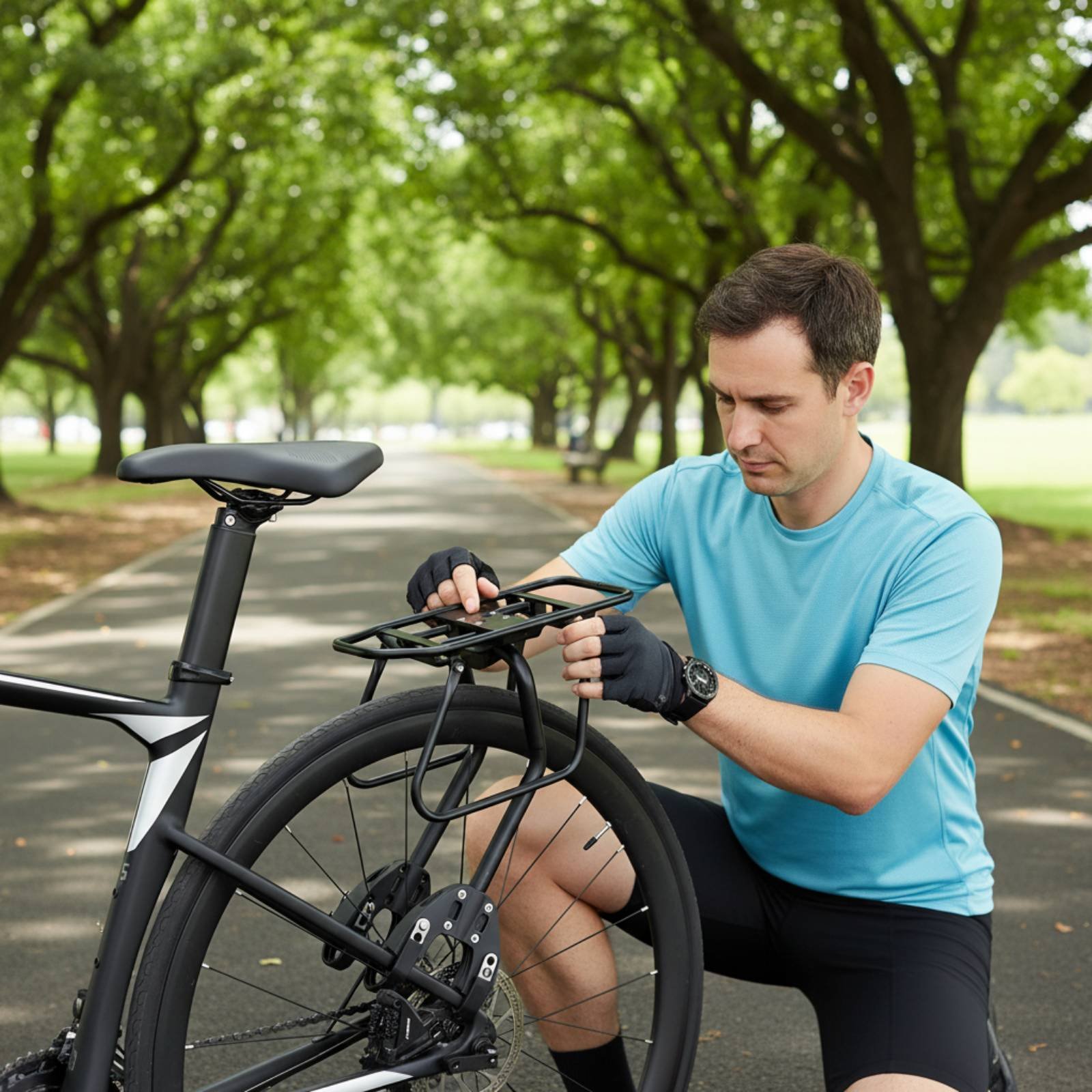 حامل خلفي للدراجة خفيف الوزن م - مراجعة Cycling Commute وسعره