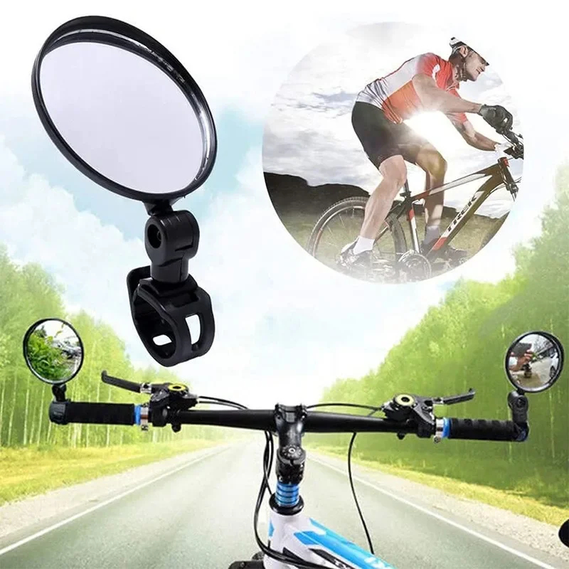 2-8 قطع من مرايا الدراجات، مرا - مراجعة Mirror Handlebar Convex وسعره