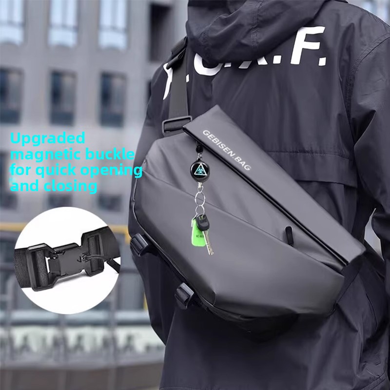 حقيبة كروس للرجال بمشبك مغناطي - مراجعة Cycling Commuter Bag وسعره