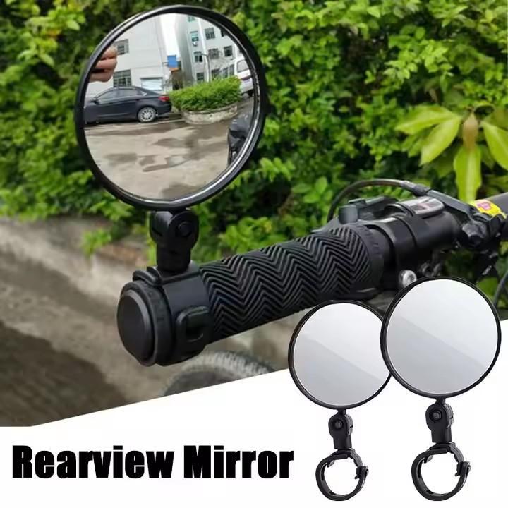 مرايا الدراجة محدبة زاوية واسع - مراجعة Mirror Handlebar Convex وسعره