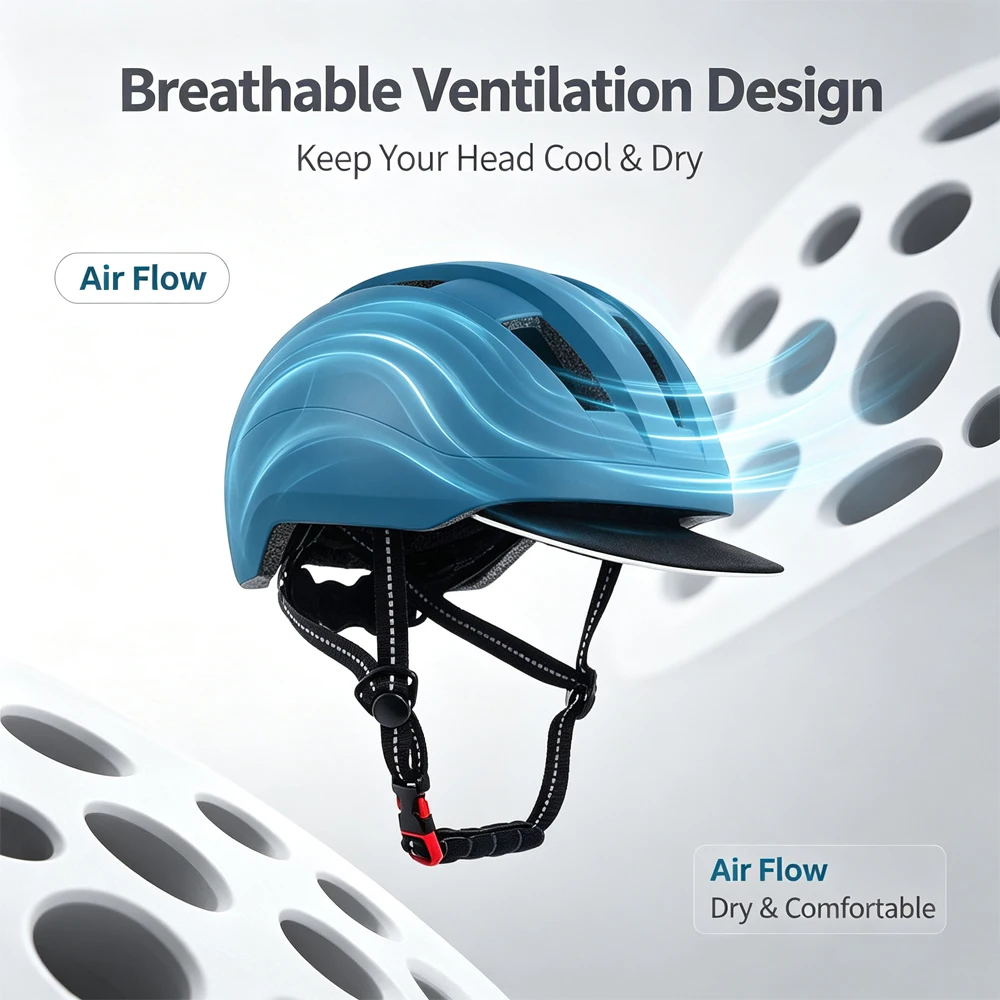 خوذة دراجات قابلة للتعديل للبا - مراجعة Commute Cycling Helmet وسعره
